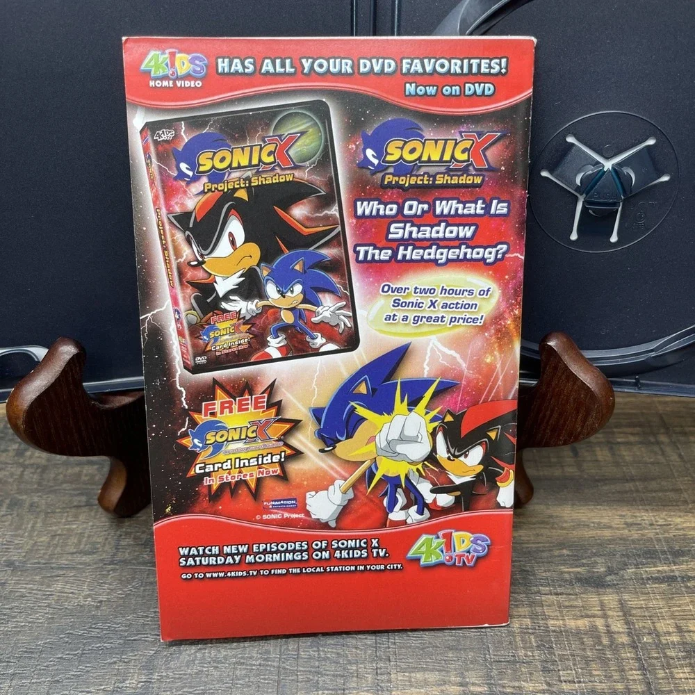 Shadow the Hedgehog Sony PlayStation 2, 2005, Black Label, Manual, Case Only